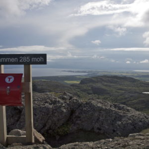 Fosen erleben, Osplikammen, Rusasetfjellet, die Spitze des Rusaset-Berges, blick über Ørland hinaus